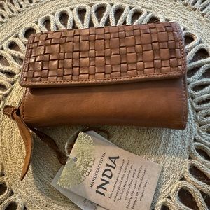 Leather wallet Distressed handmade in  India soft beautiful brand New